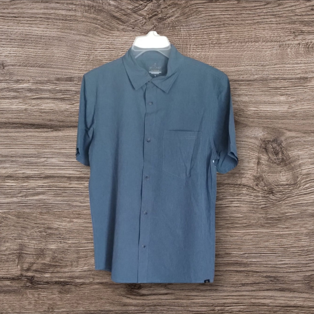 Men's Blue  Button Down Shirt
